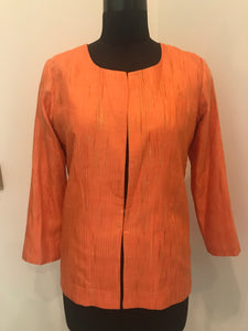 Cotton Silk Jacket x Orange